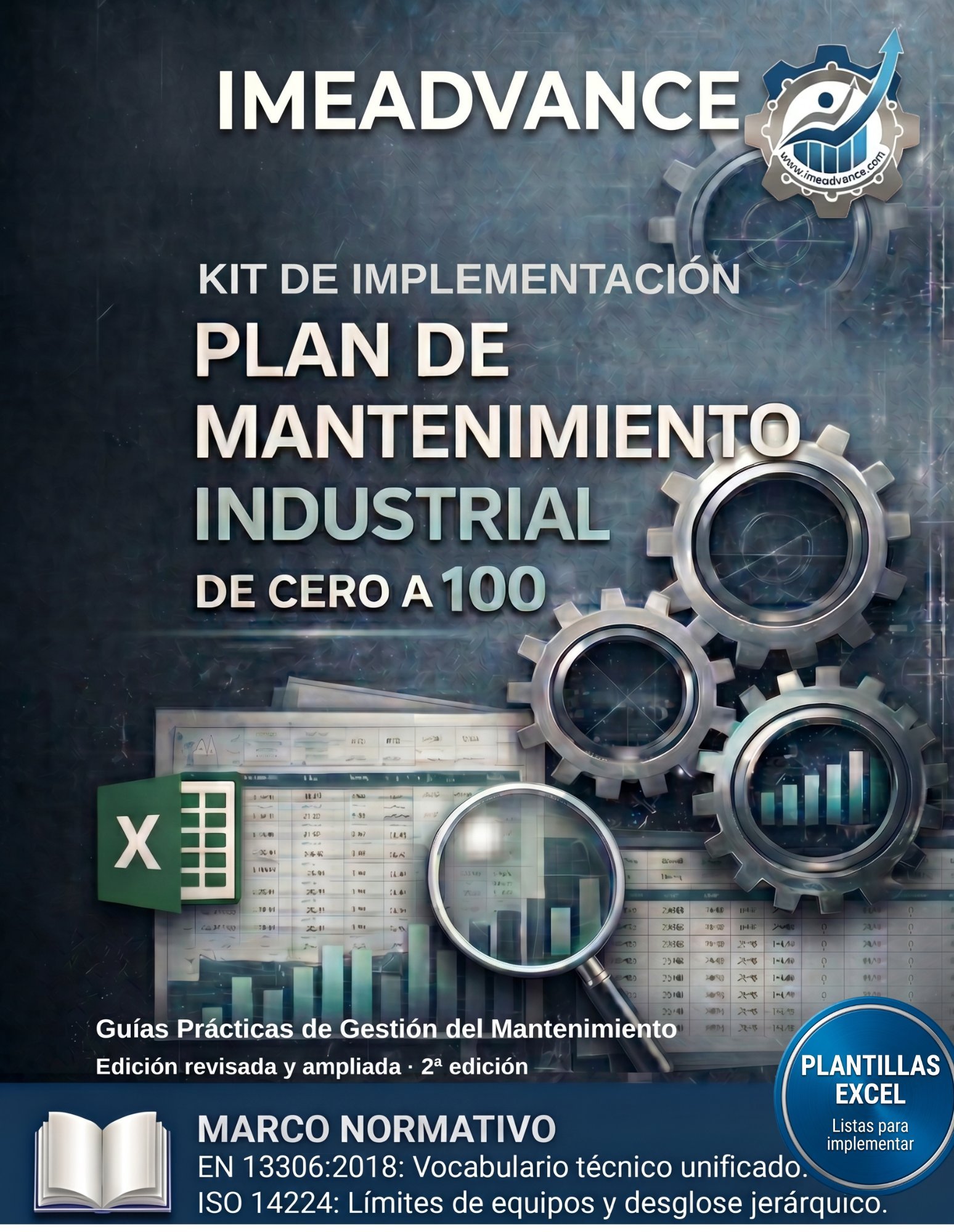 Portada — Plan de Mantenimiento Industrial de Cero a 100, 2ª Edición