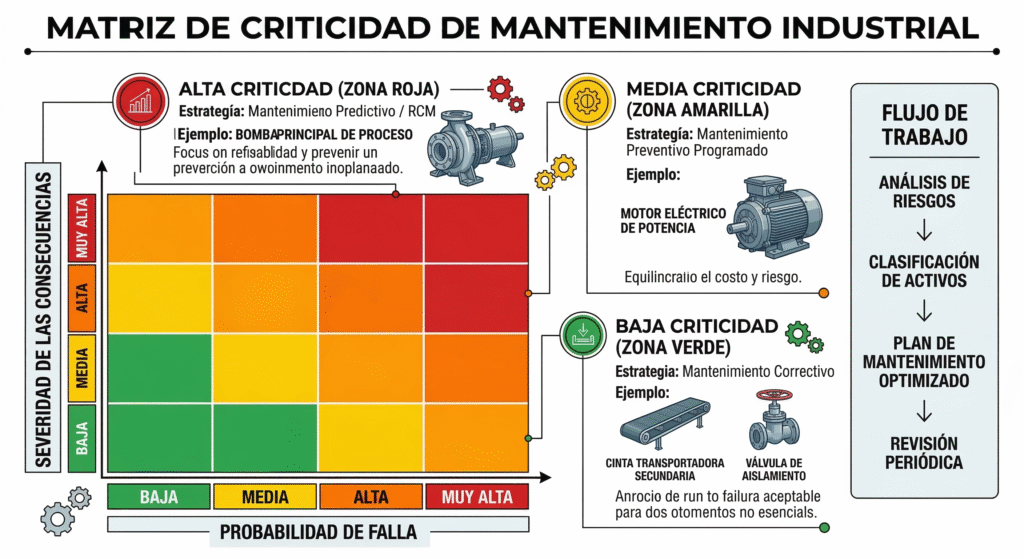 Crear un Plan de Mantenimiento Industrial: Guía Paso a Paso matriz de criticidad